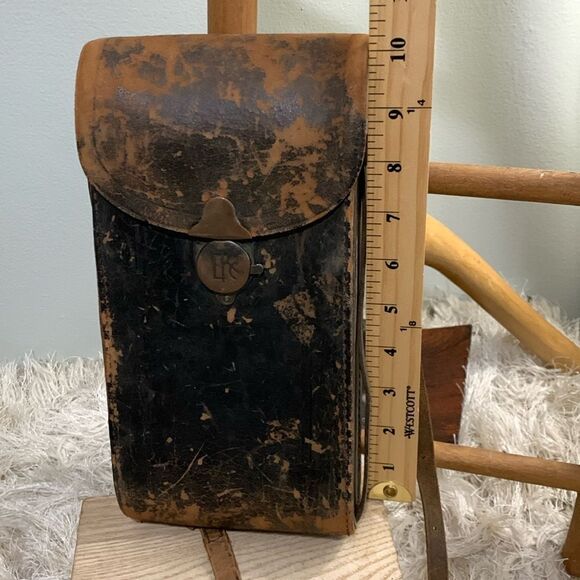 Vintage Eastman Kodak Co Leather Case For No. 3 A Folding Pocket Kodak Camera - Picture 6 of 17